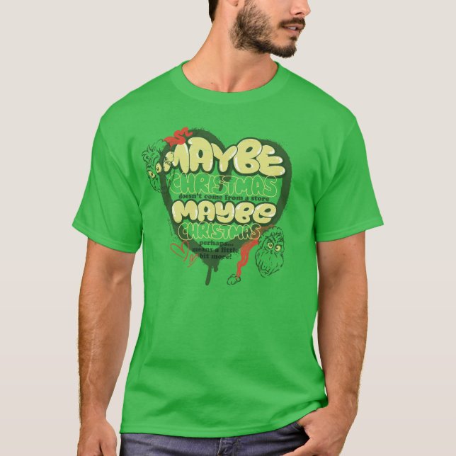 Camiseta Grinch | Citação de Natal (Frente)