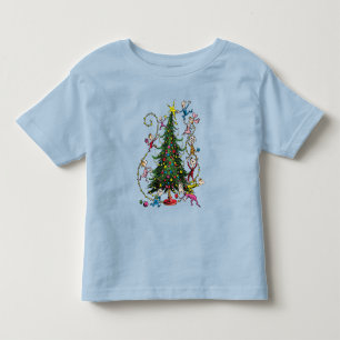 Camiseta Grinch Clássico   Árvore de Natal