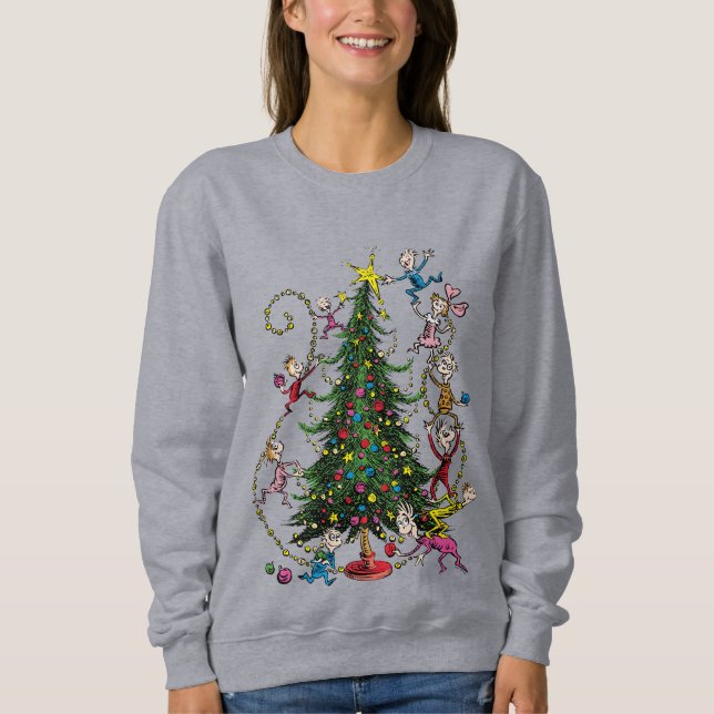 Camiseta Grinch Clássico | Árvore de Natal (Frente)