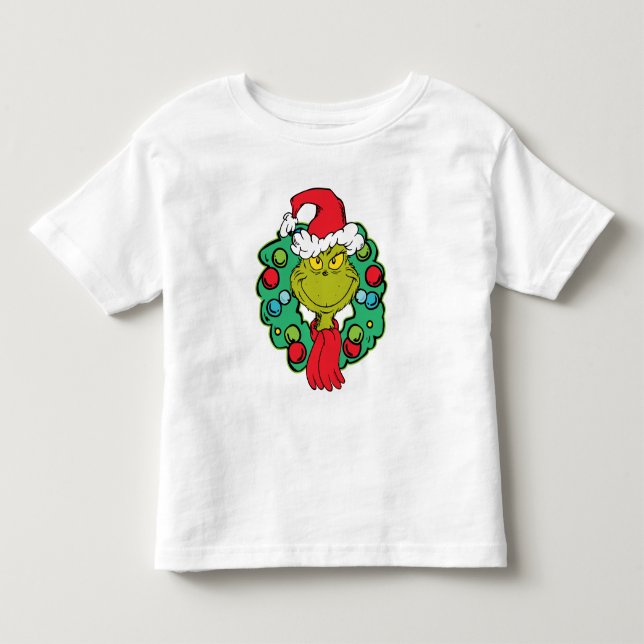 Camiseta Grinch | Coroa de Natal (Frente)