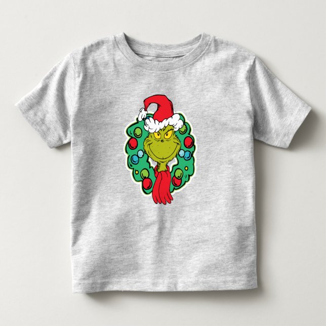 Camiseta Grinch | Coroa de Natal (Frente)