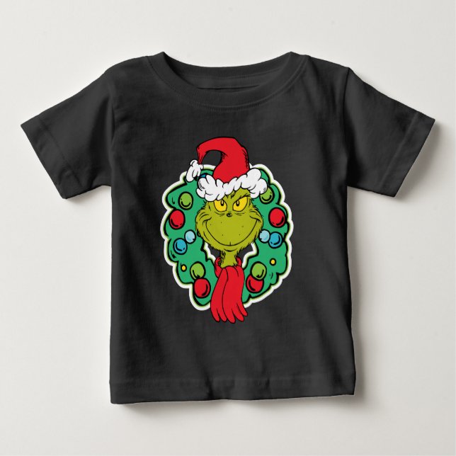 Camiseta Grinch | Coroa de Natal (Frente)