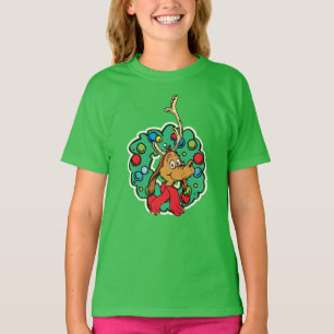 Camiseta Grinch Coroa de Natal Max