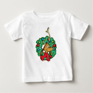 Camiseta Grinch Coroa de Natal Max
