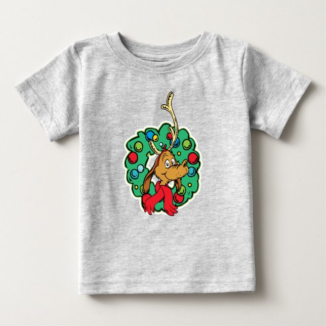 Camiseta Grinch | Coroa de Natal Max (Frente)