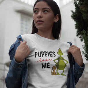 Camiseta Grinch e Max Cachorrinhos Me Amam