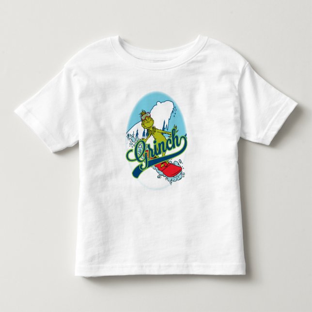 Camiseta Grinch Esquiando na Nieve (Frente)