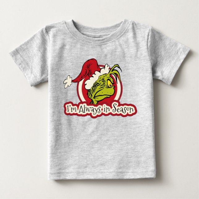 Camiseta Grinch | Eu Estou Sempre na Estação (Frente)