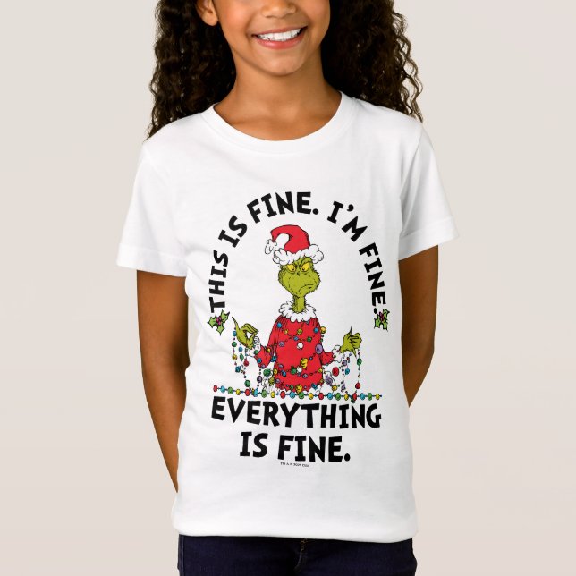 Camiseta Grinch | Everything is Fine (Frente)