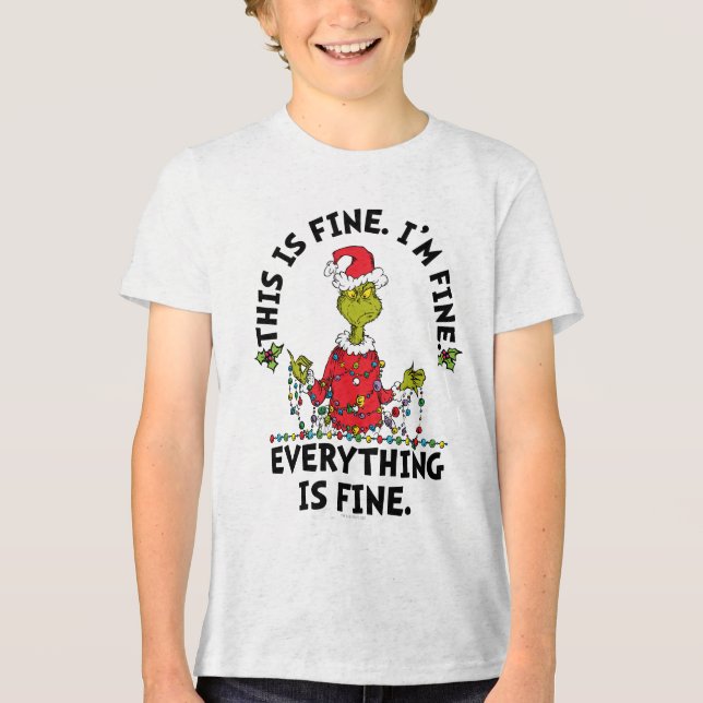 Camiseta Grinch | Everything is Fine (Frente)