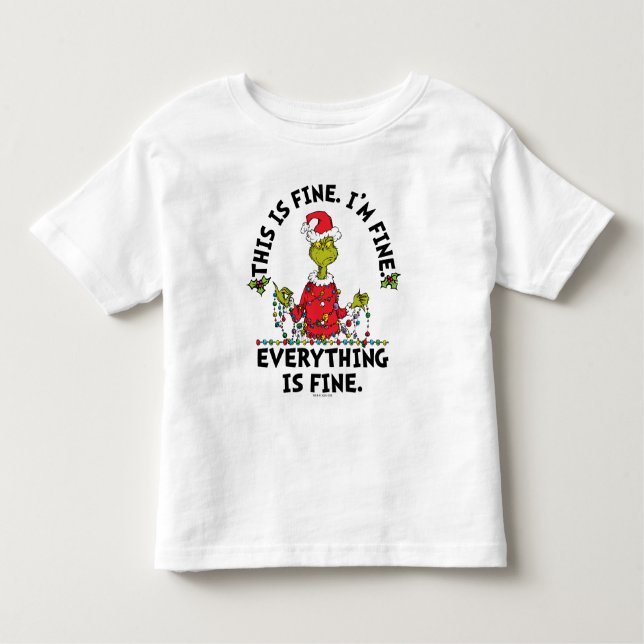 Camiseta Grinch | Everything is Fine (Frente)
