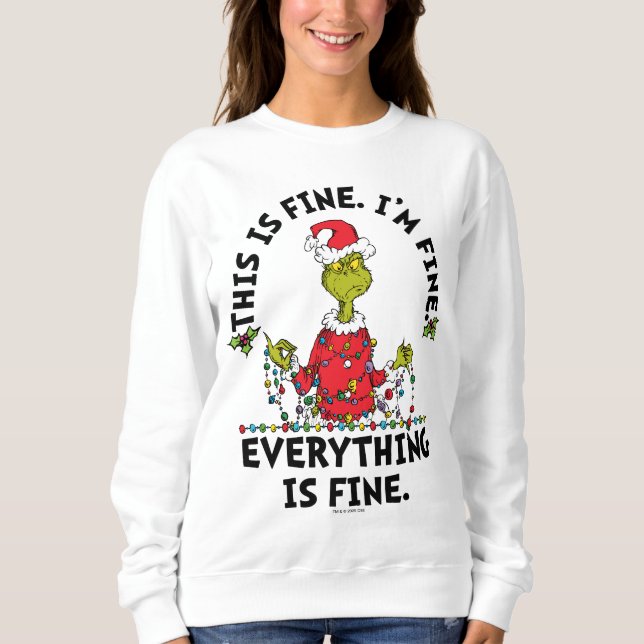 Camiseta Grinch | Everything is Fine (Frente)