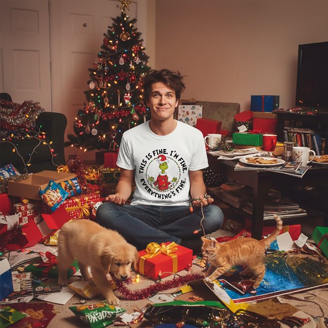 Camiseta Grinch | Everything's Fine (Criador carregado)