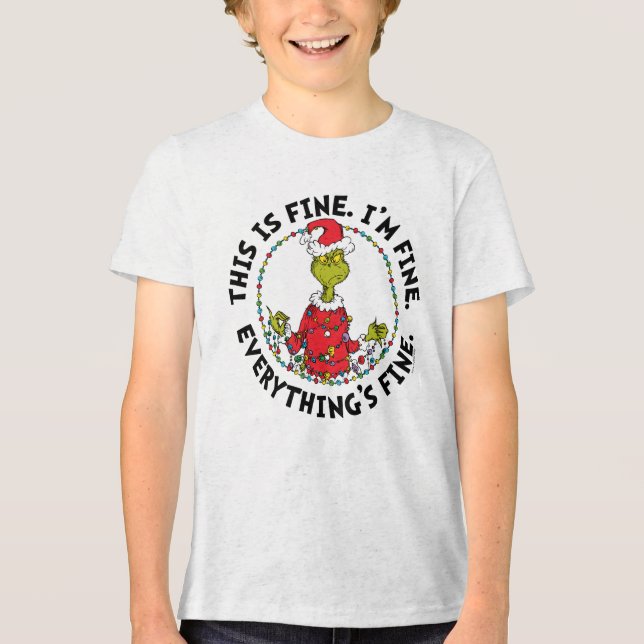 Camiseta Grinch | Everything's Fine (Frente)