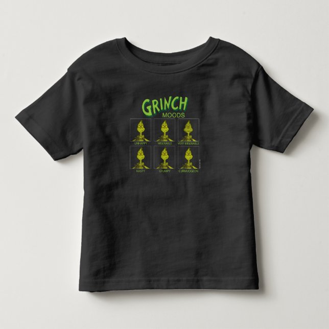 Camiseta Grinch | Gráfico de Humores (Frente)