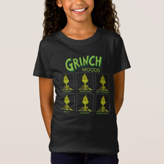 Camiseta Grinch | Gráfico de Humores (Frente)