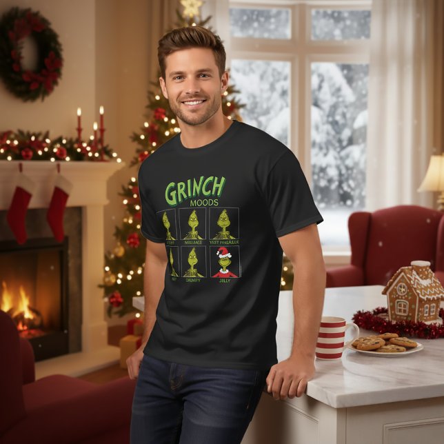 Camiseta Grinch | Gráfico de Humores Edição de Natal (Criador carregado)