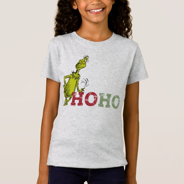Camiseta Grinch | Ho Ho Ho (Frente)