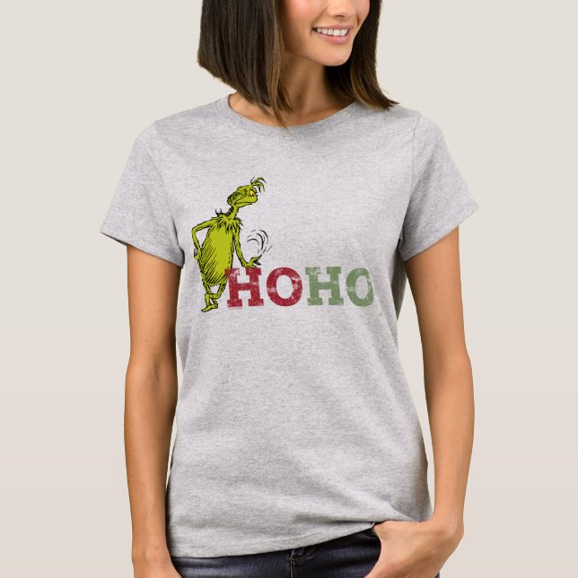 Camiseta Grinch | Ho Ho Ho (Frente)