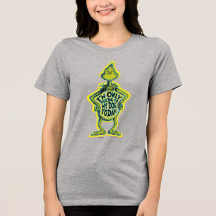 Camiseta Grinch Mal-Humorado Engraçado Estou Só Falando C