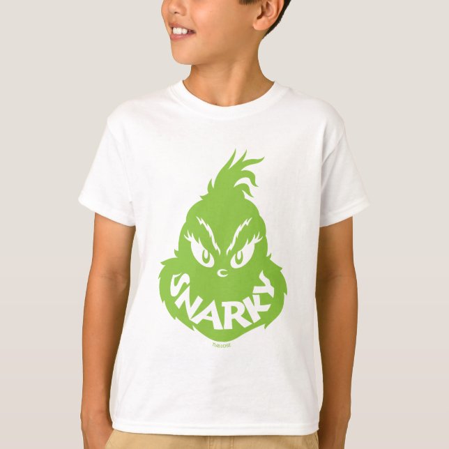 Camiseta Grinch Malicioso | Rosto de Grinch (Frente)