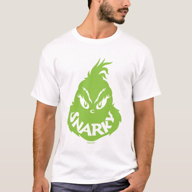 Camiseta Grinch Malicioso | Rosto de Grinch (Frente)