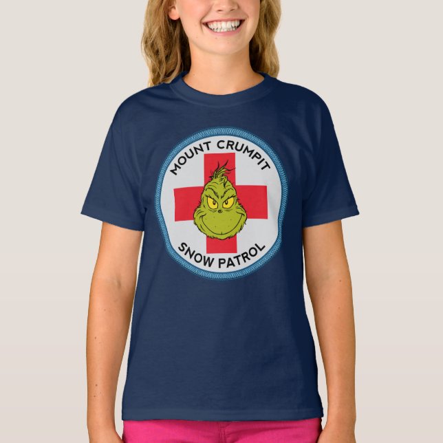 Camiseta Grinch | Mt. Crumpit Esquadrão da Neve (Frente)