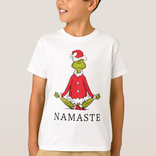 Camiseta Grinch | Namaste Papai Noel (Frente)