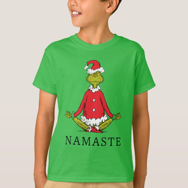 Camiseta Grinch | Namaste Papai Noel (Frente)