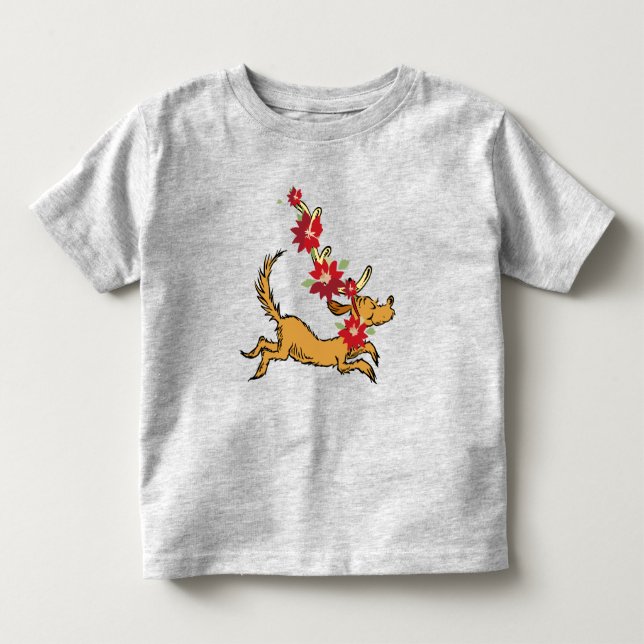 Camiseta Grinch | Poinsettia de Natal do Max (Frente)