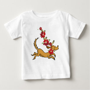 Camiseta Grinch   Poinsettia de Natal do Max