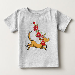 Camiseta Grinch Poinsettia de Natal do Max