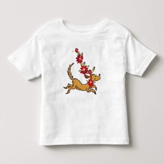 Camiseta Grinch | Poinsettia de Natal do Max (Frente)