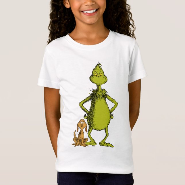 Camiseta Grinch | Posição do Max e do Grinch (Frente)
