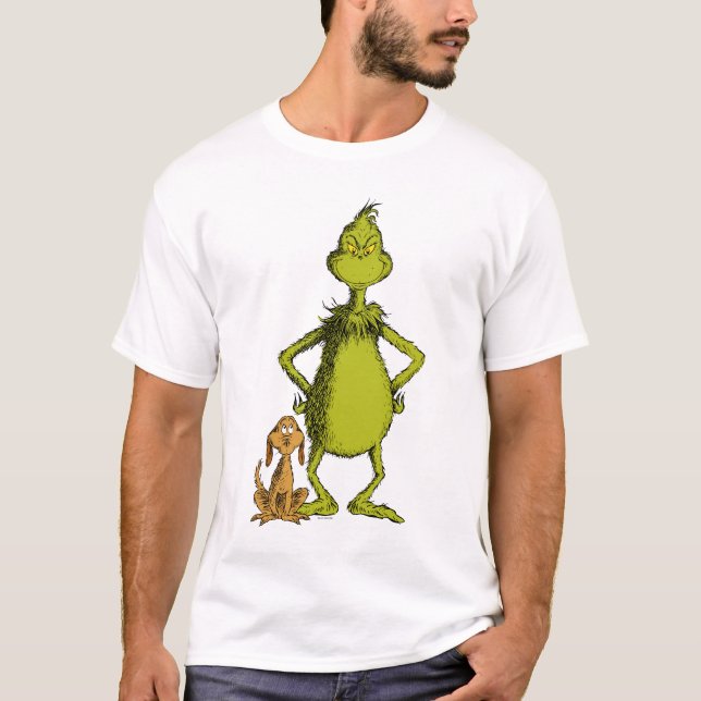Camiseta Grinch | Posição do Max e do Grinch (Frente)