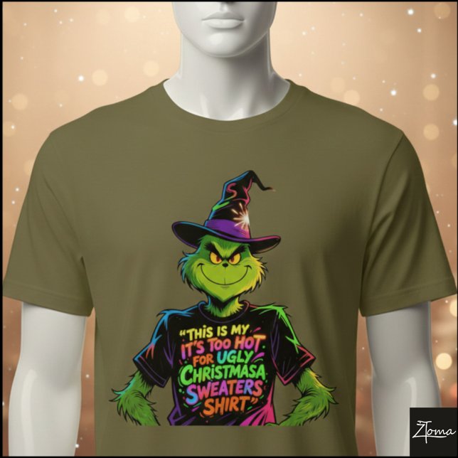 Camiseta Grinch Sweater Shirt Witch Hat Quote (Criador carregado)