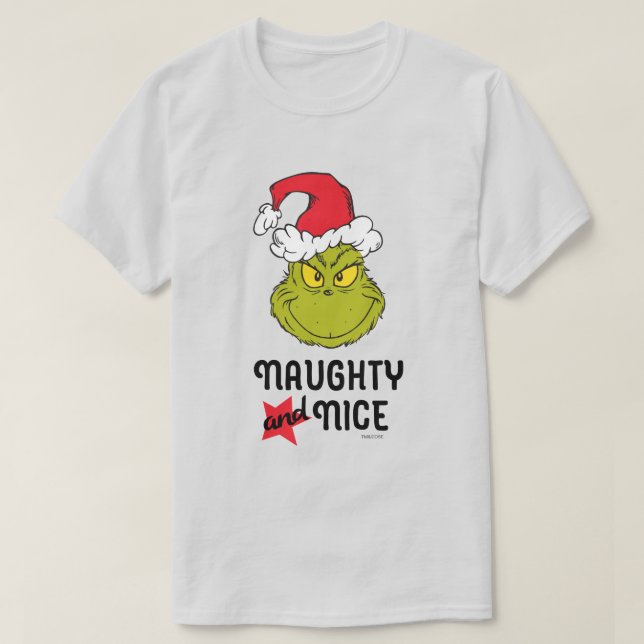 Camiseta Grinch | Travesso e Bonzinho (Frente do Design)