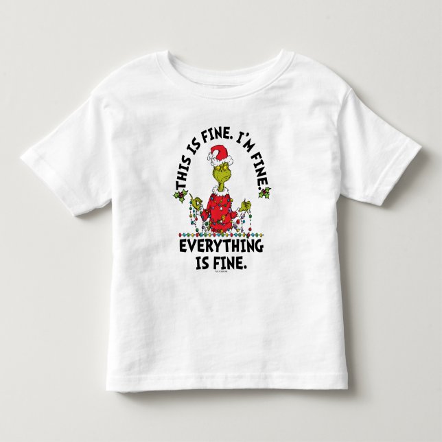 Camiseta Grinch | Tudo está bem (Frente)