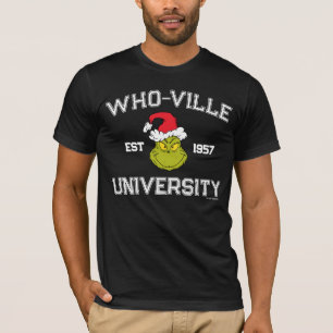 Camiseta Grinch Universidade de Who-ville Estabelecida em