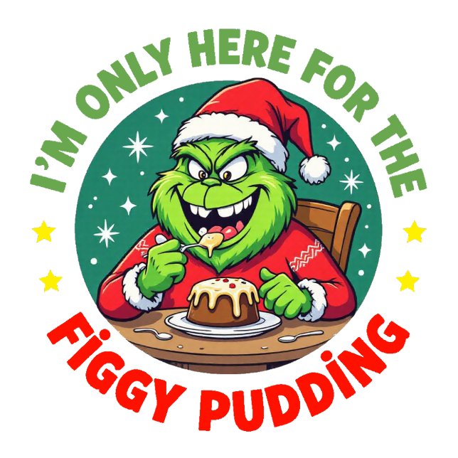 Camiseta Grinchy Bigfoot Here For The Figgy Pudding (Criador carregado)