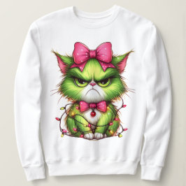 Camiseta Grinchy Kitty Christmas Sweatshirt