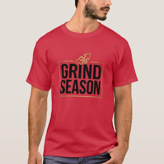 Camiseta Grind Season Hustle Logo (Frente)