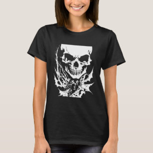 Camiseta Grindcore Oculto Horror Crânio Morte Metal Thrash 
