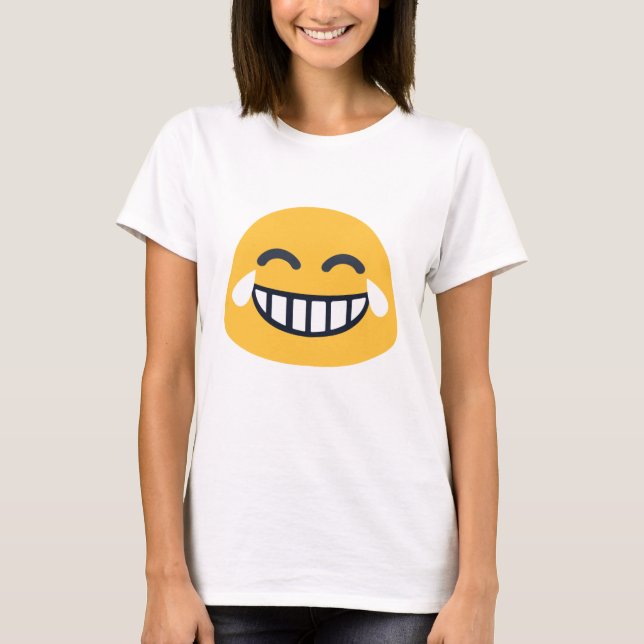 Camiseta Grinning Joy Emoji (Frente)