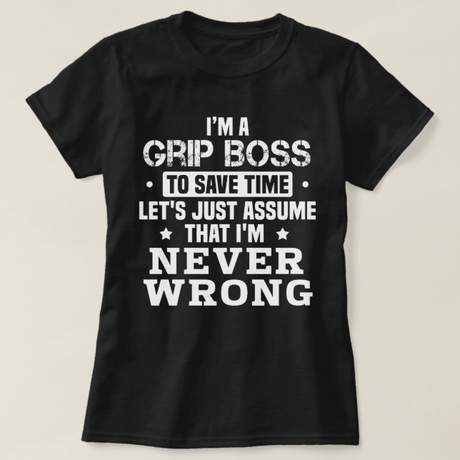 Camiseta Grip Boss (Frente do Design)