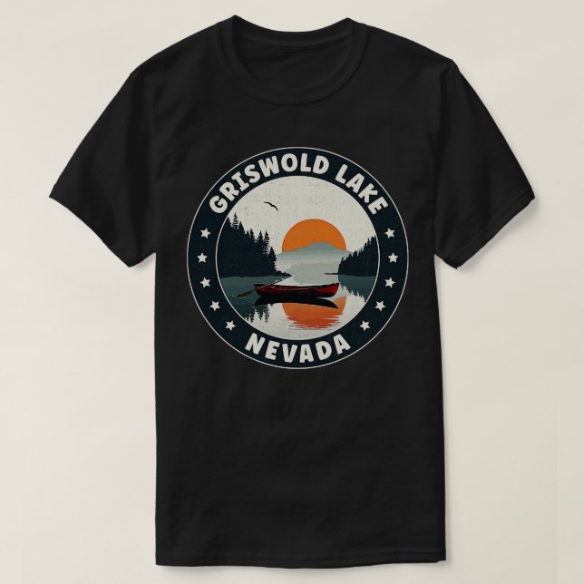 Camiseta Griswold Lake Nevada Sunset (Frente do Design)