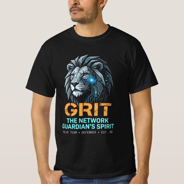Camiseta Grit do Guardião de Rede (Frente)