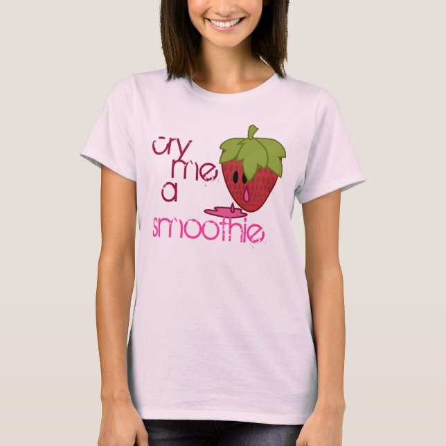 Camiseta Grita eu um Smoothie (Frente)
