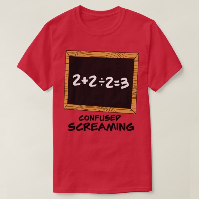 Camiseta Gritação Confundida 1 (Frente do Design)