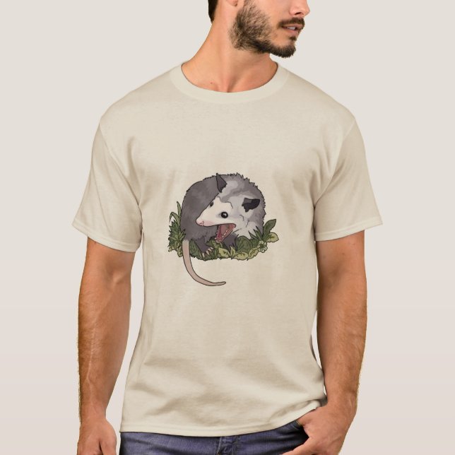 Camiseta Gritando, animal engraçado (Frente)